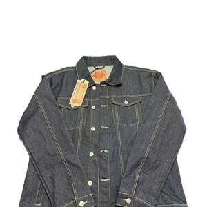 PJ Mark Mens 3xl Denim Indigo Jean Jacket USA Retro Y2K